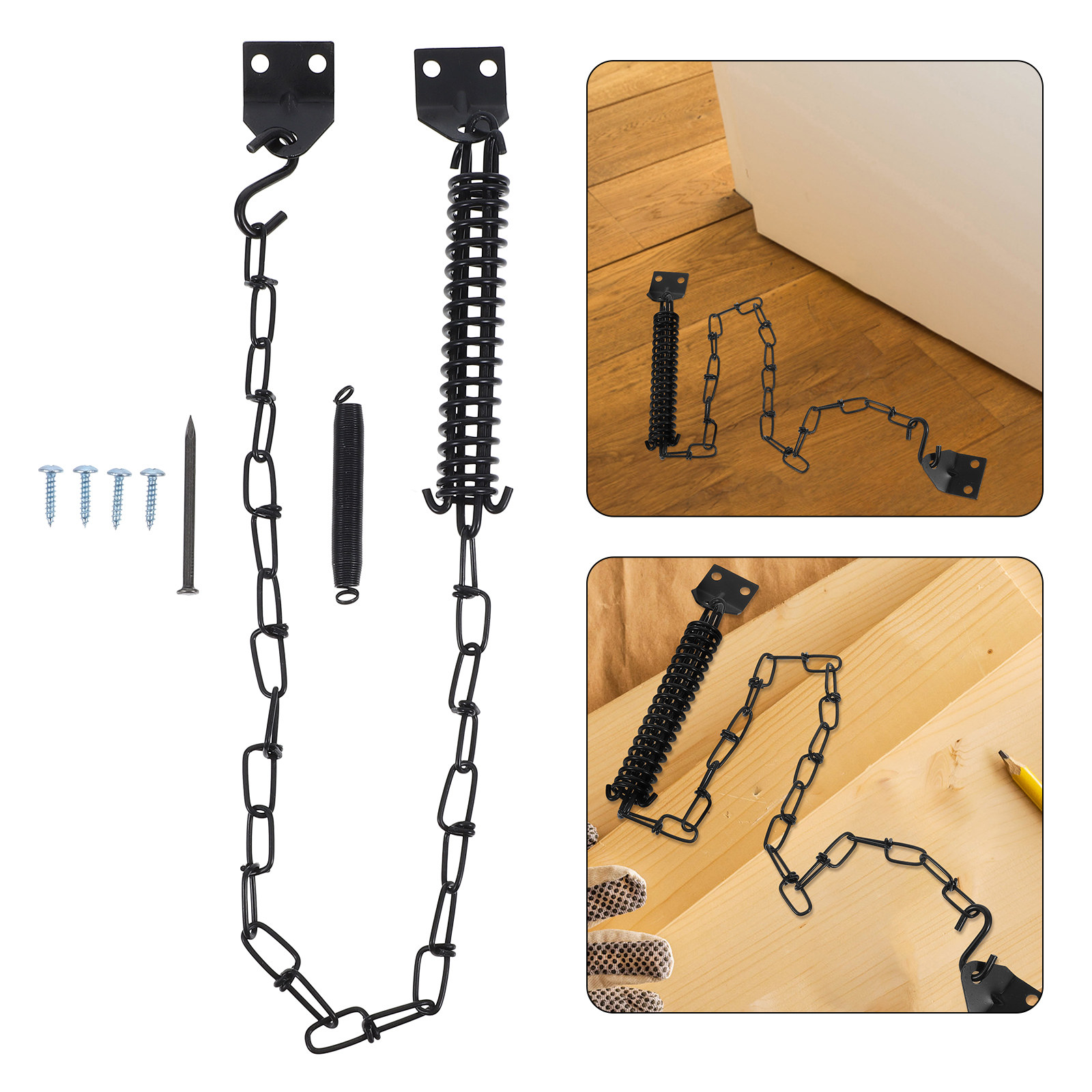 Security Chain Door - 2 Conjuntos de Trava de Corrente
