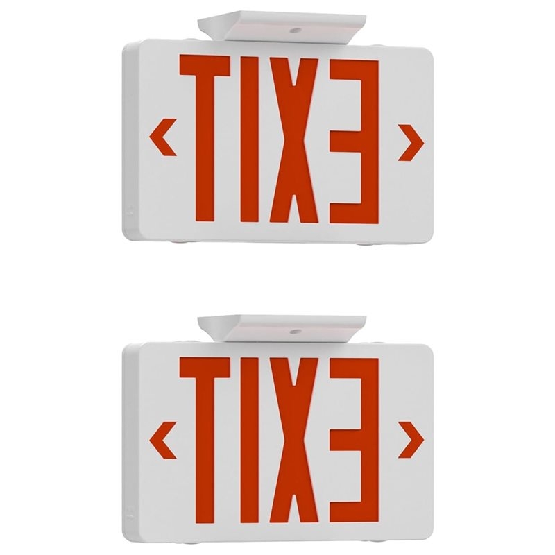 Emergency Exit Sign - Luz de Emergência Comercial B67C Certificada