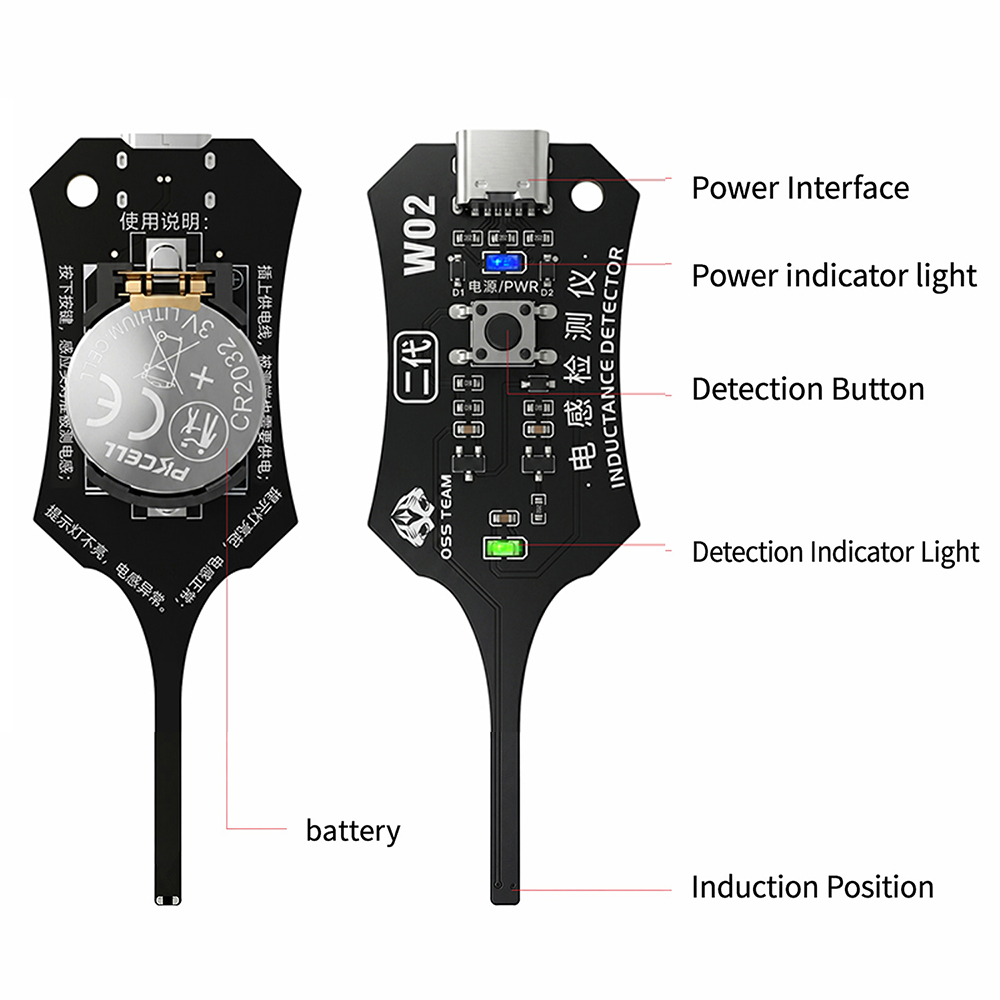 Testador de Indutância DC 5V p - Co Detector Plug avaliação e preço