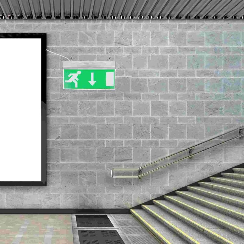 110-240v comercial led sinal d - Emergency Exit Sign avaliação e preço