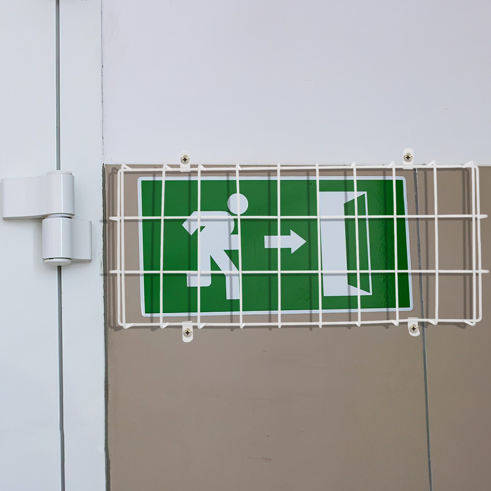 Gaiola Protetora Robusta para  - Emergency Exit Sign avaliação e preço