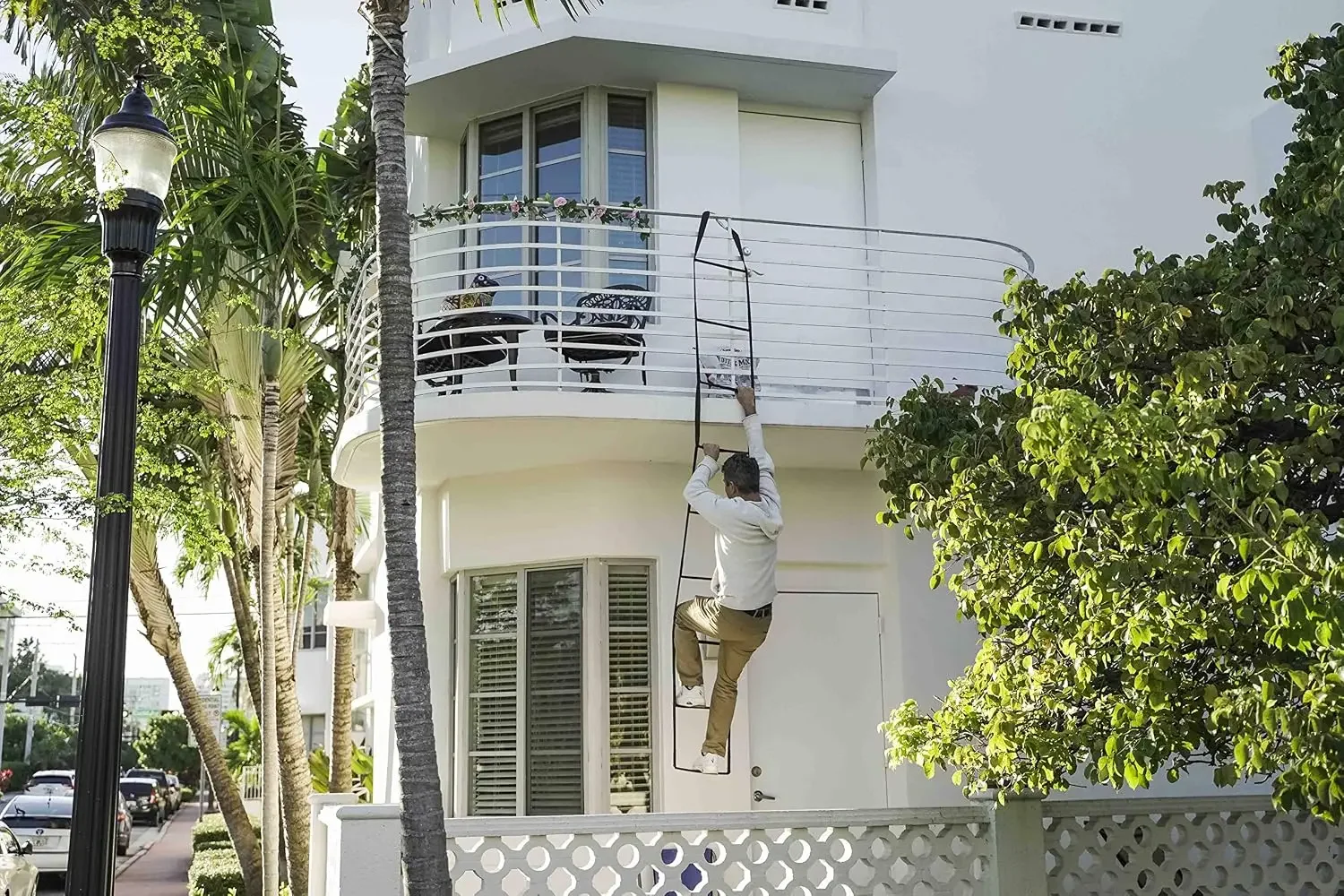 Escada de Emergência Reutilizá - Fire Escape Ladder avaliação e preço
