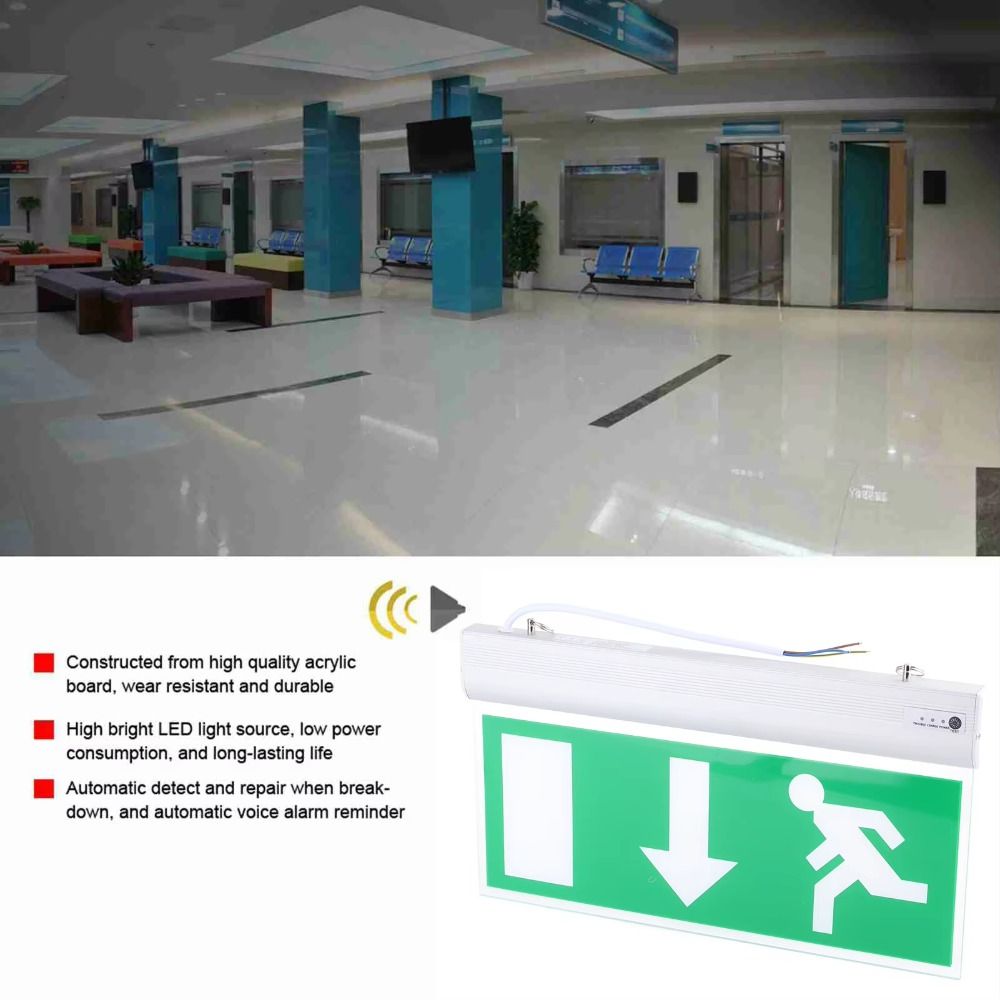 Lâmpada de Sinalização de Emer - Emergency Exit Sign avaliação e preço